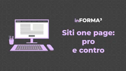 Siti one page: pro e contro
